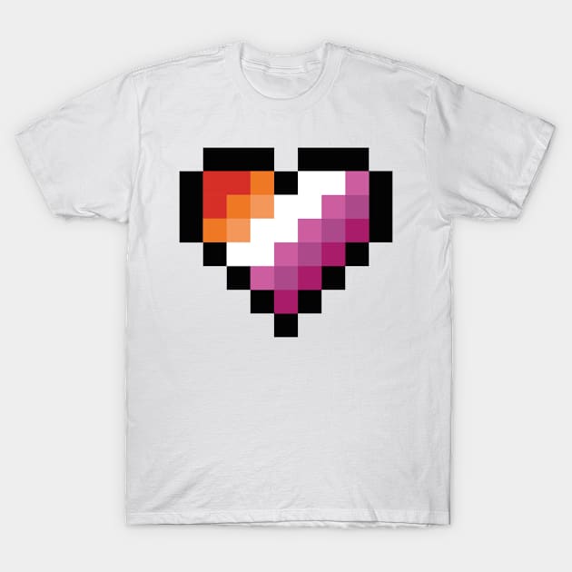 Lesbian heart T-Shirt by AndyDesigns